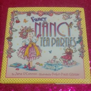 📚♻️ Harper Fancy Nancy Tea Party Book - Pink and Yellow